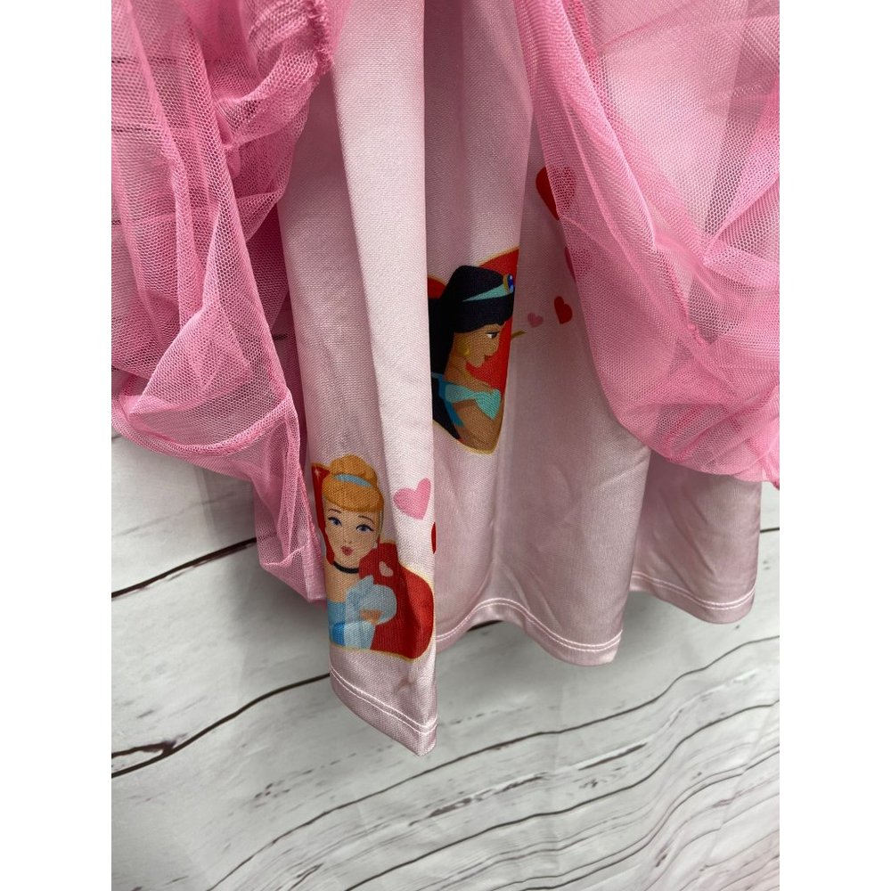 Disney Beautiful Pink Princess Shimmery‎ Tulle Fancy Nightgown, Size 2T - Picture 5 of 10